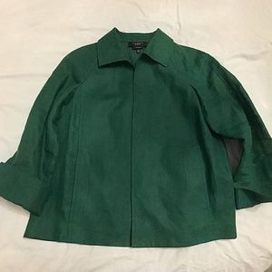 Talbots 100% linen unlined jacket
